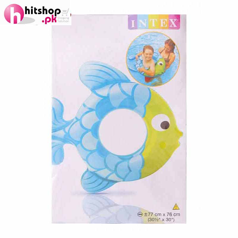 Intex Inflatable Swimming Ring Fish Shape 59222NP
